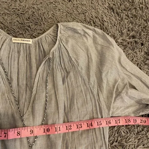 Ulla Johnson Oletha Dress In Gris Cotton Midi Size 6